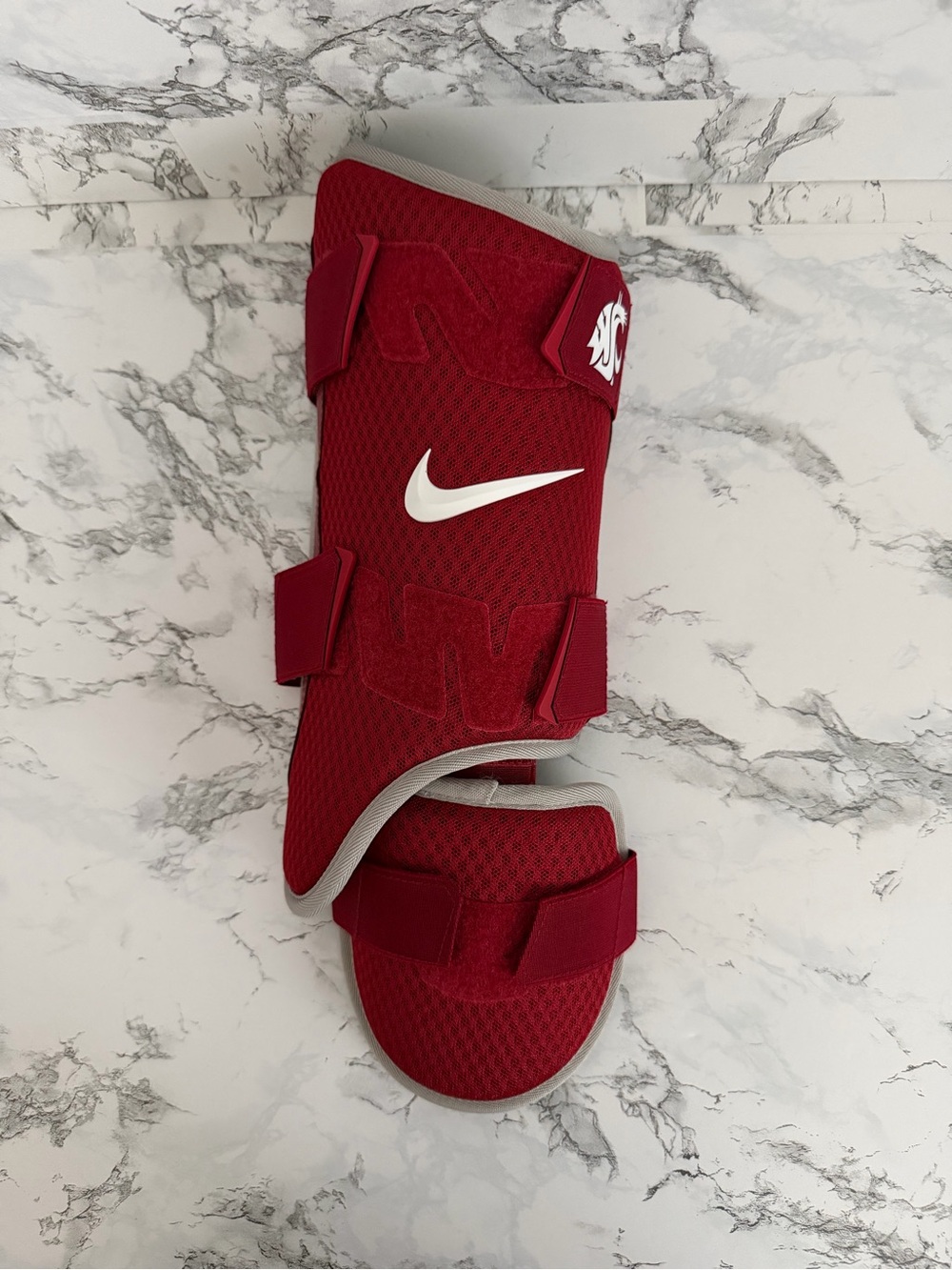 Nike Diamond Elite Washington State Cougars PE Batters Left Leg Guard Protector